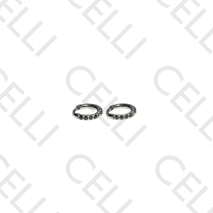 Salto de acero - argollas mini 1.6x10mm