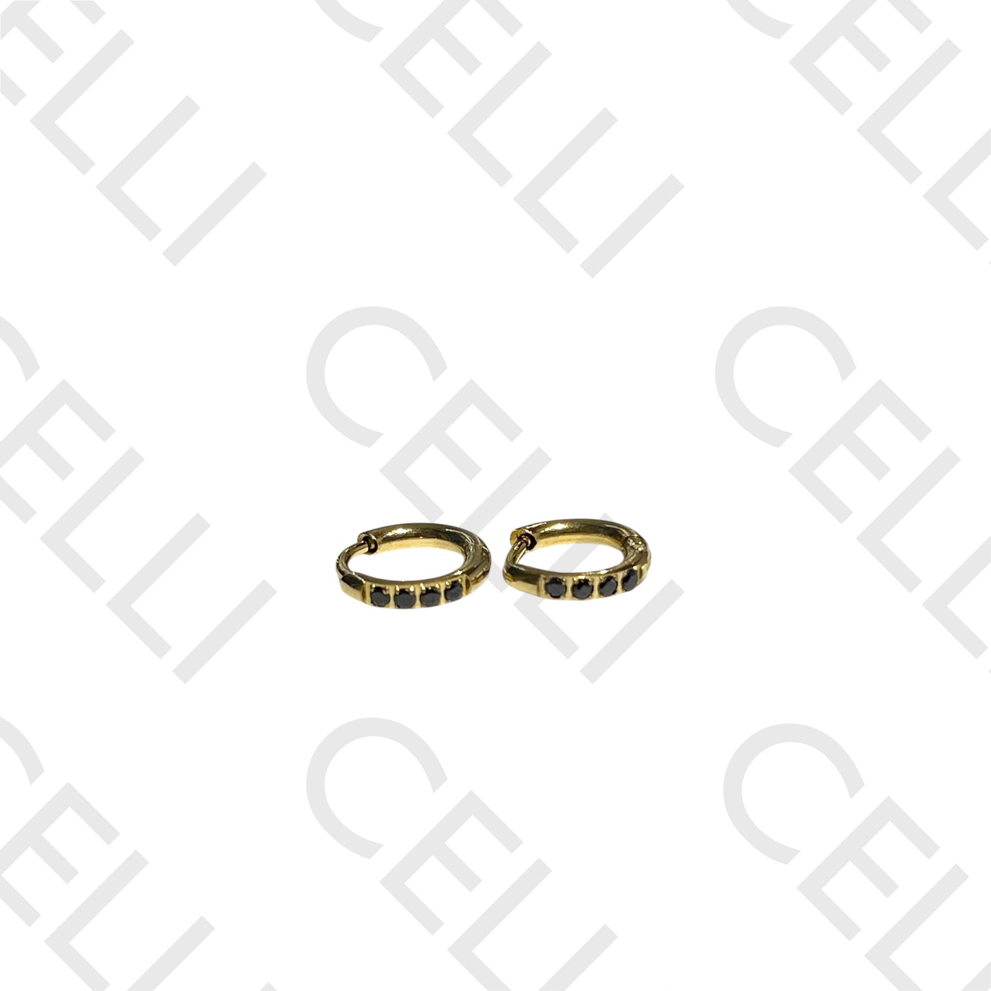 Salto de acero - argollas mini 1.6x10mm