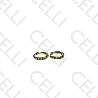 Salto de acero - argollas mini 1.6x10mm