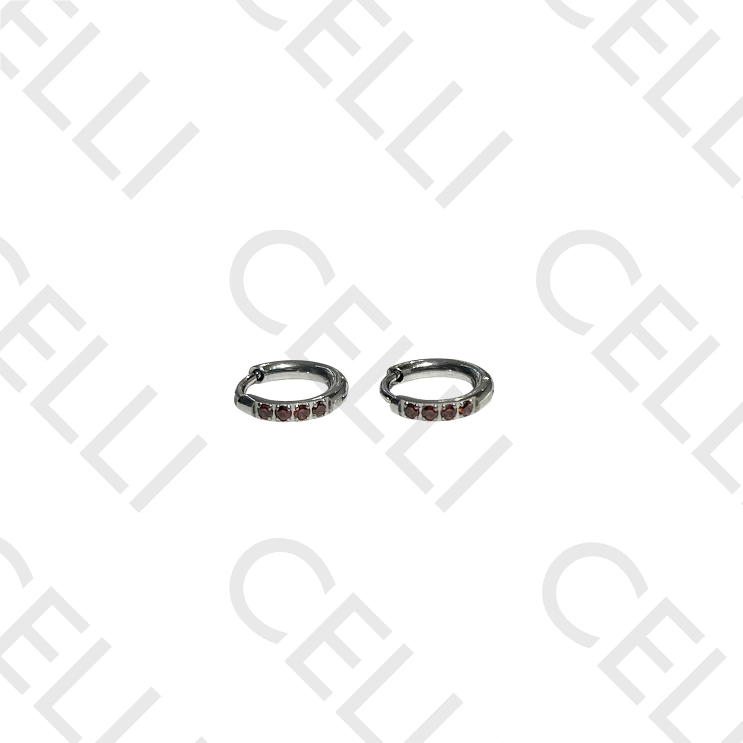 Salto de acero - argollas mini 1.6x10mm