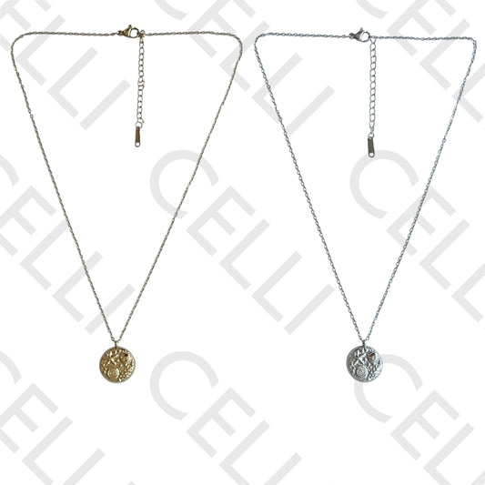 Colar de aço - elementos do mar