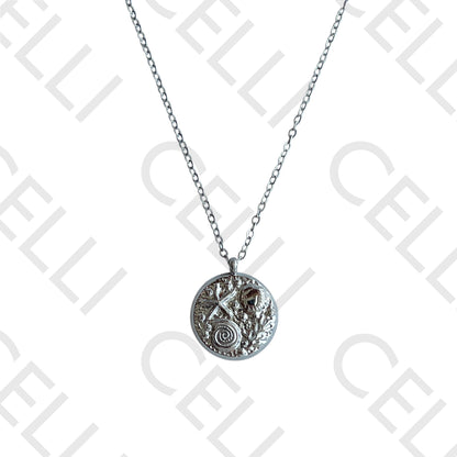 钢制项链 - 海洋元素