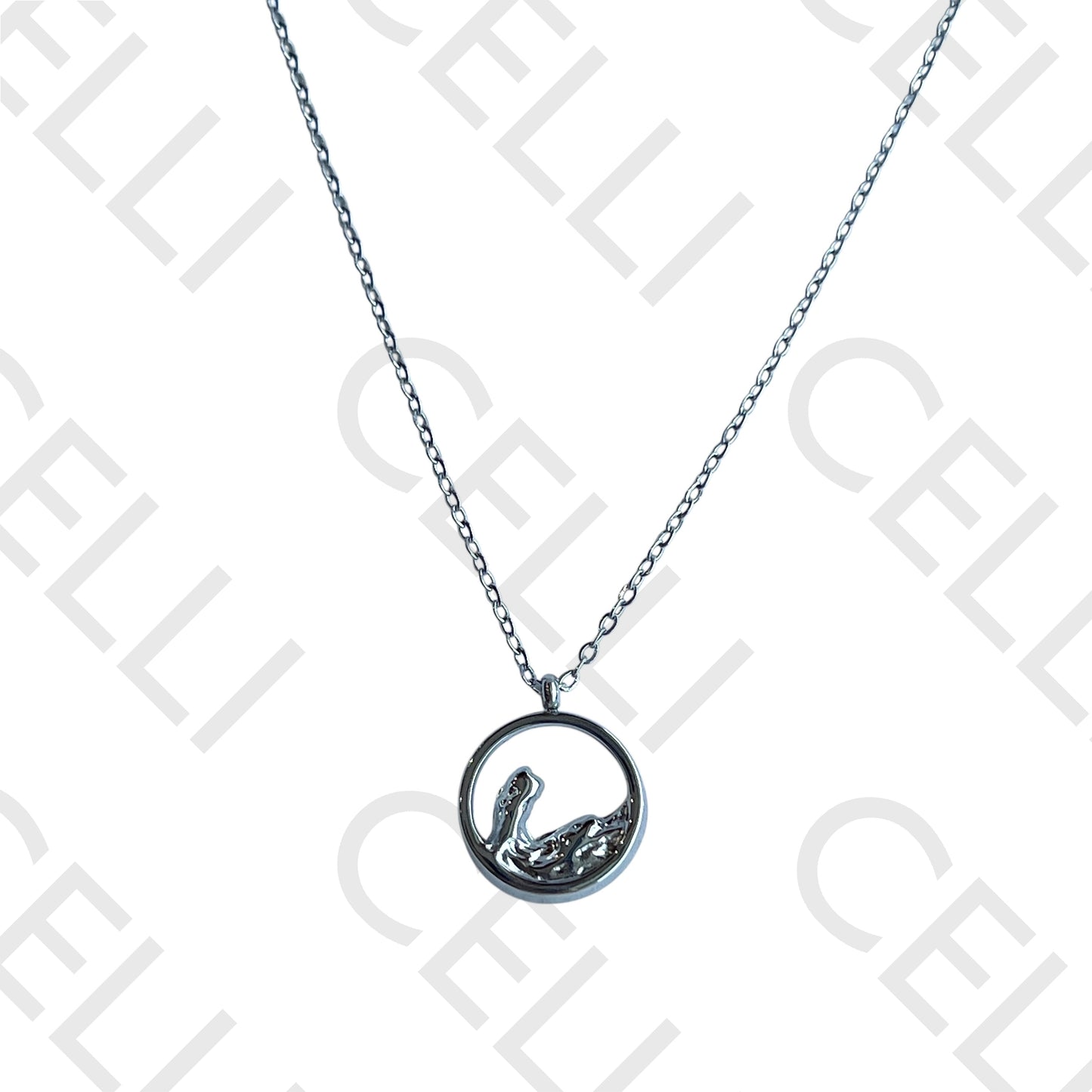 Colar de aço - onda