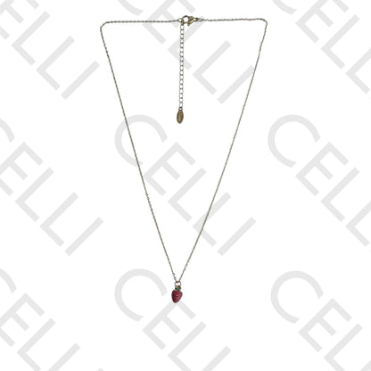 钢制项链 - 迷你草莓