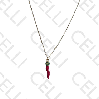 钢制项链 - 辣椒