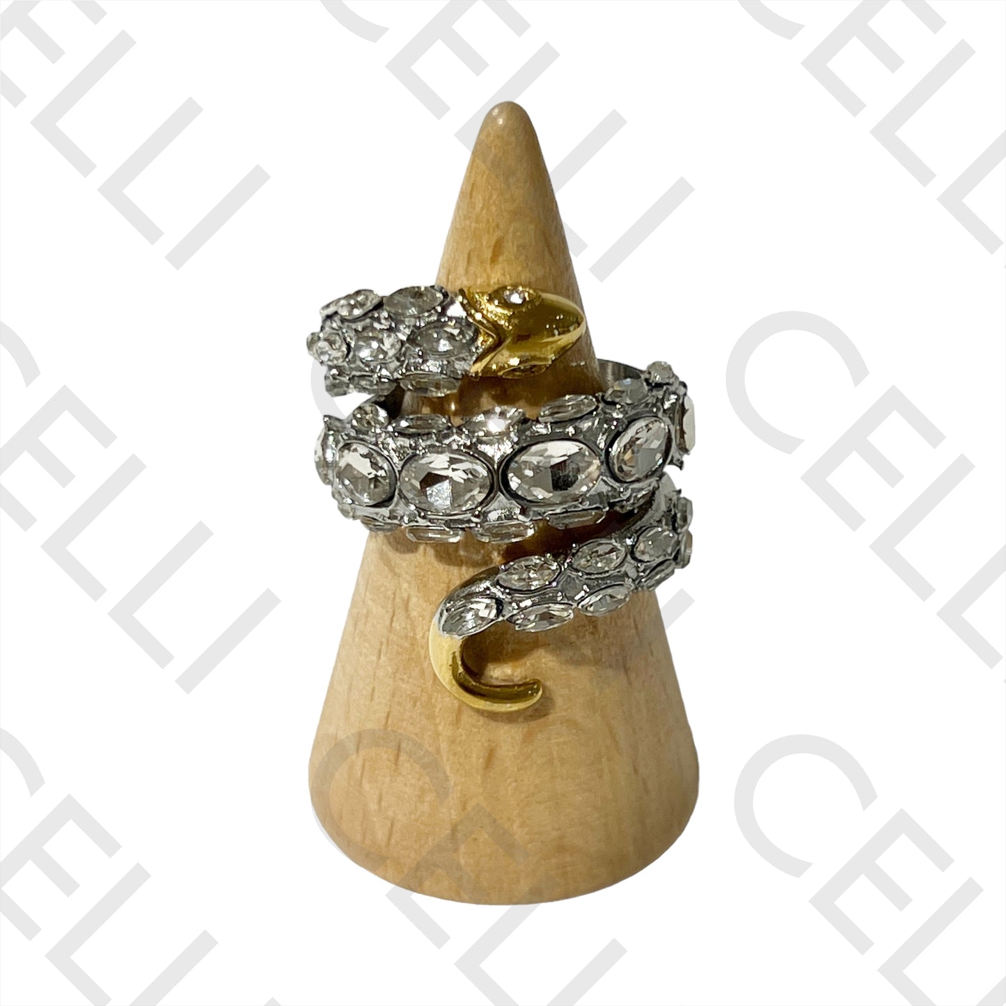 Anillo de acero (doble color)