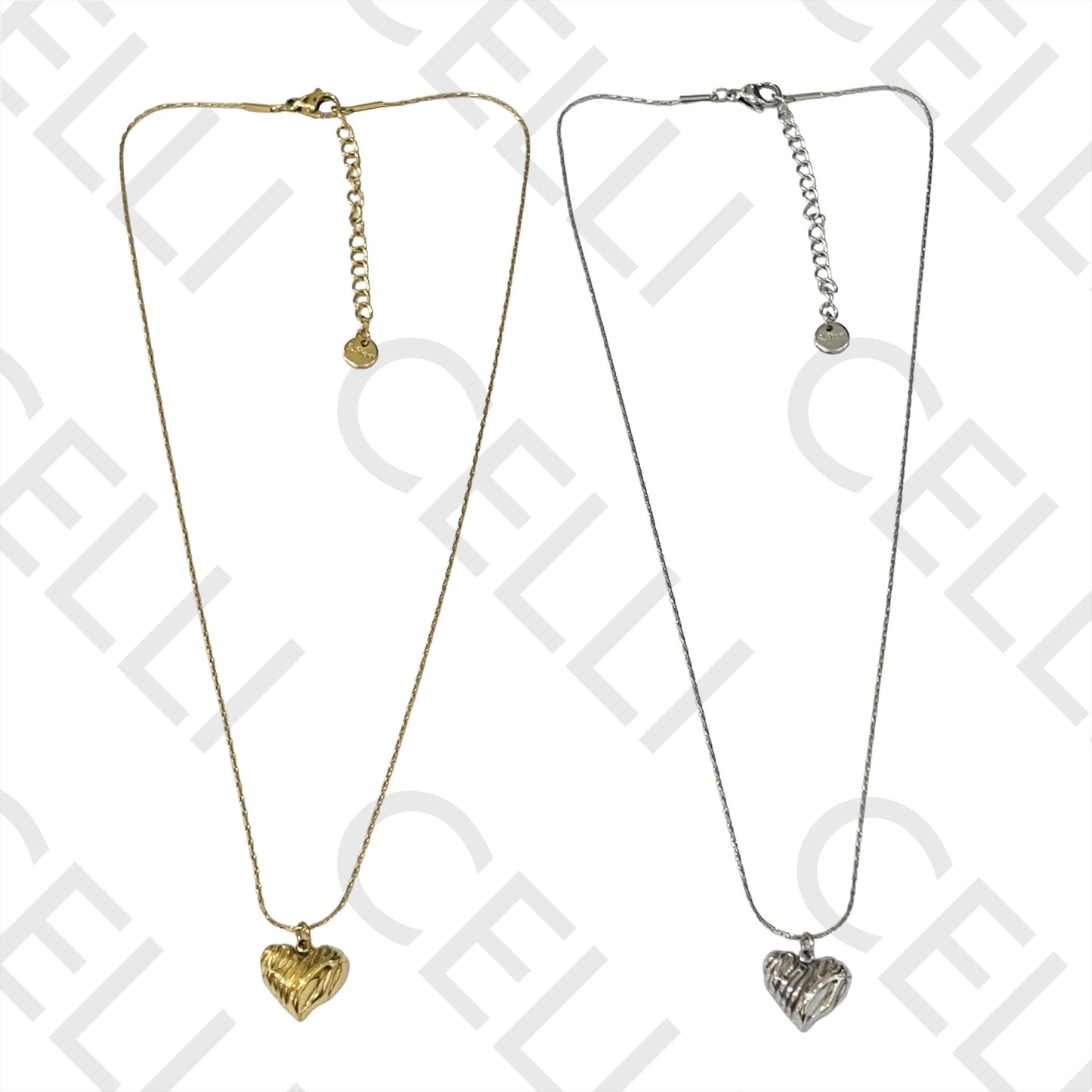 Steel Necklace - Heart