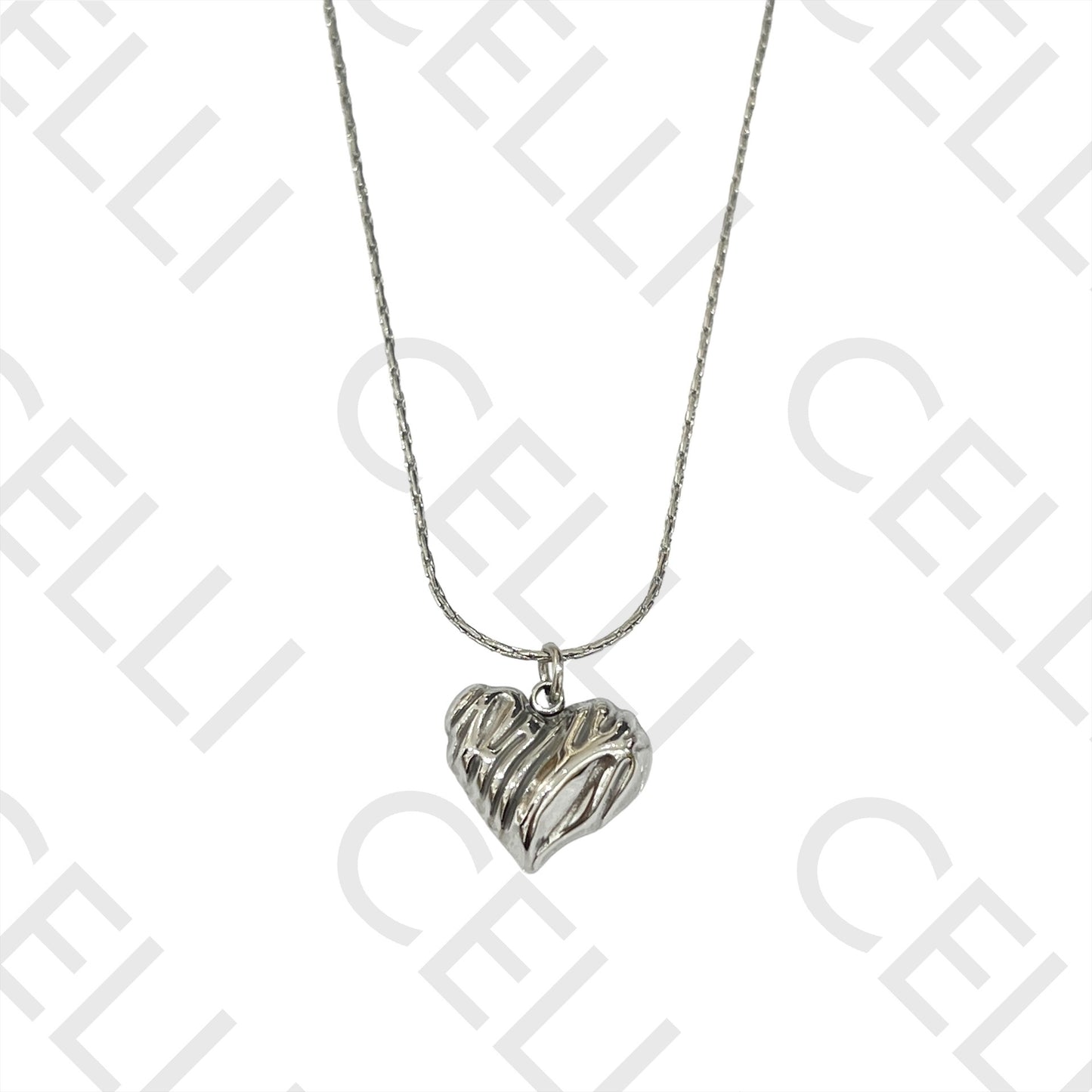 Steel Necklace - Heart