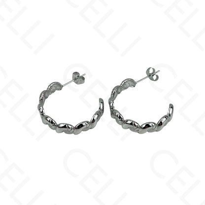Steel Earring - Resin Shell