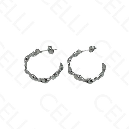 Steel Earring - Resin Shell