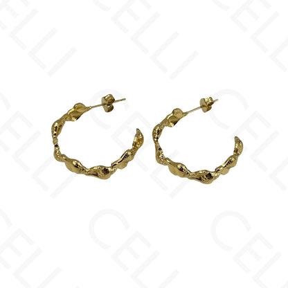 Steel Earring - Resin Shell