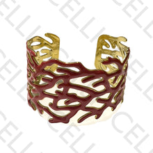 Cargar imagen en el visor de la galería, Pulsera de acero - coral
