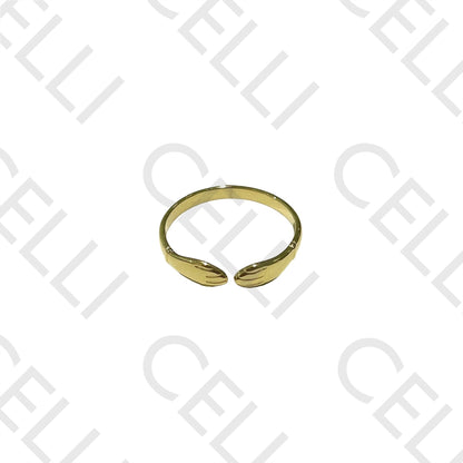 Steel Ring - two hands