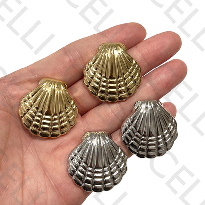 Pendiente de acero - concha