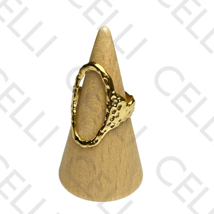 Steel Ring - Detailed Oval