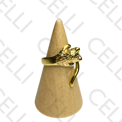 Steel Ring - Cat / Leopard