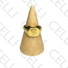 Cargar imagen en el visor de la galería, Anillo de acero - flor de clavel
