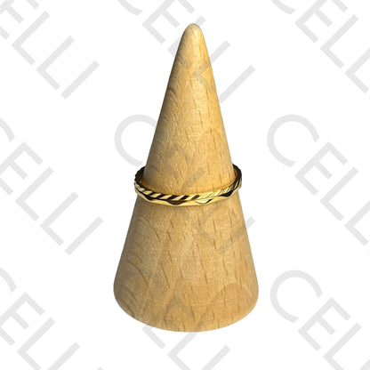 Anillo de acero (fino) - juego de 2 detallado