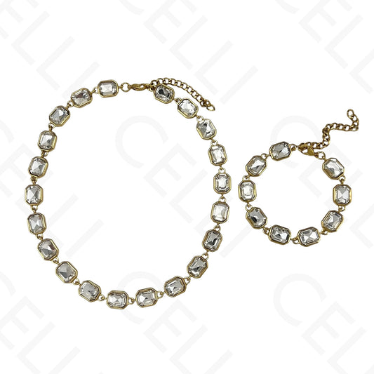 Steel Earring - oval with resin