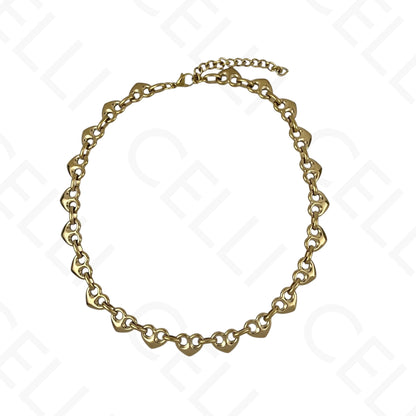 Steel Earring - oval with resin