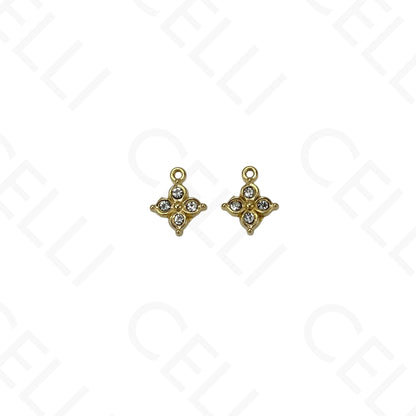 钢制奖章 - 带海星的贝壳 (1个)