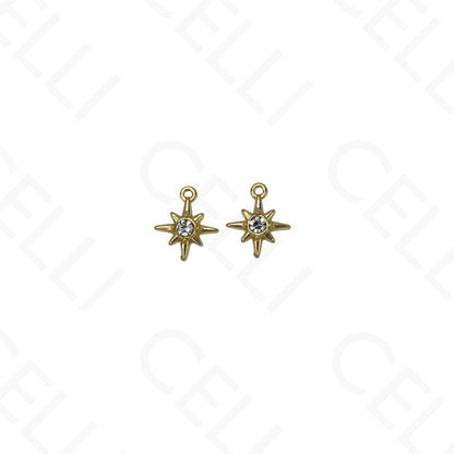 钢制奖章 - 带海星的贝壳 (1个)