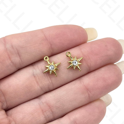 钢制奖章 - 带海星的贝壳 (1个)