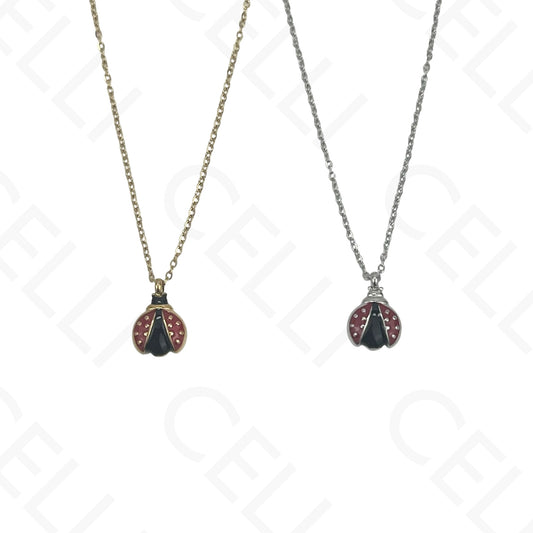Collar de acero - mariquita