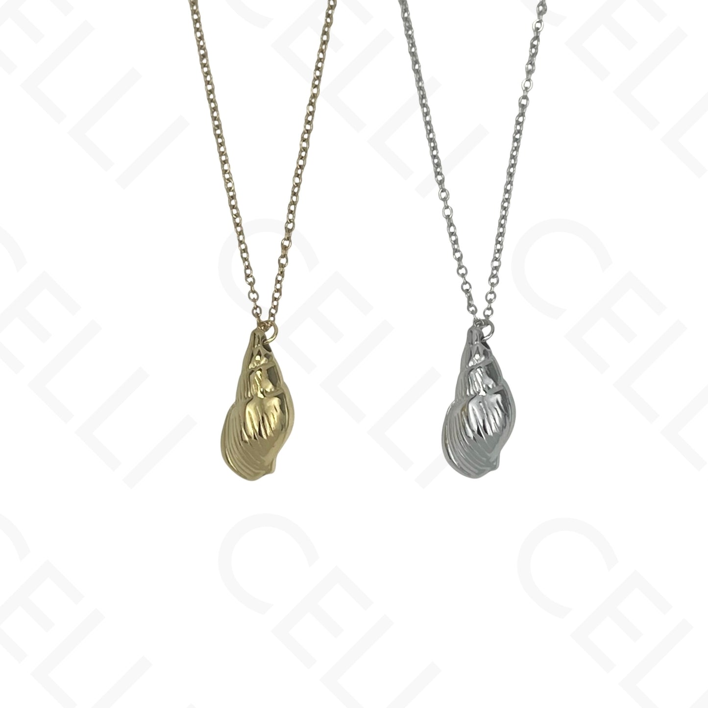 Steel Necklace - Shell
