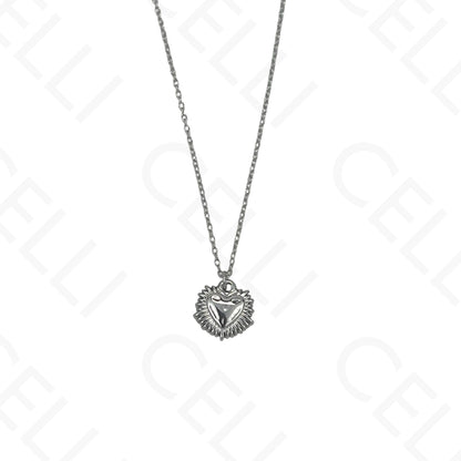 Steel Necklace - Heart