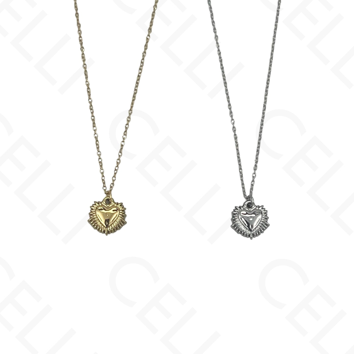 Steel Necklace - Heart