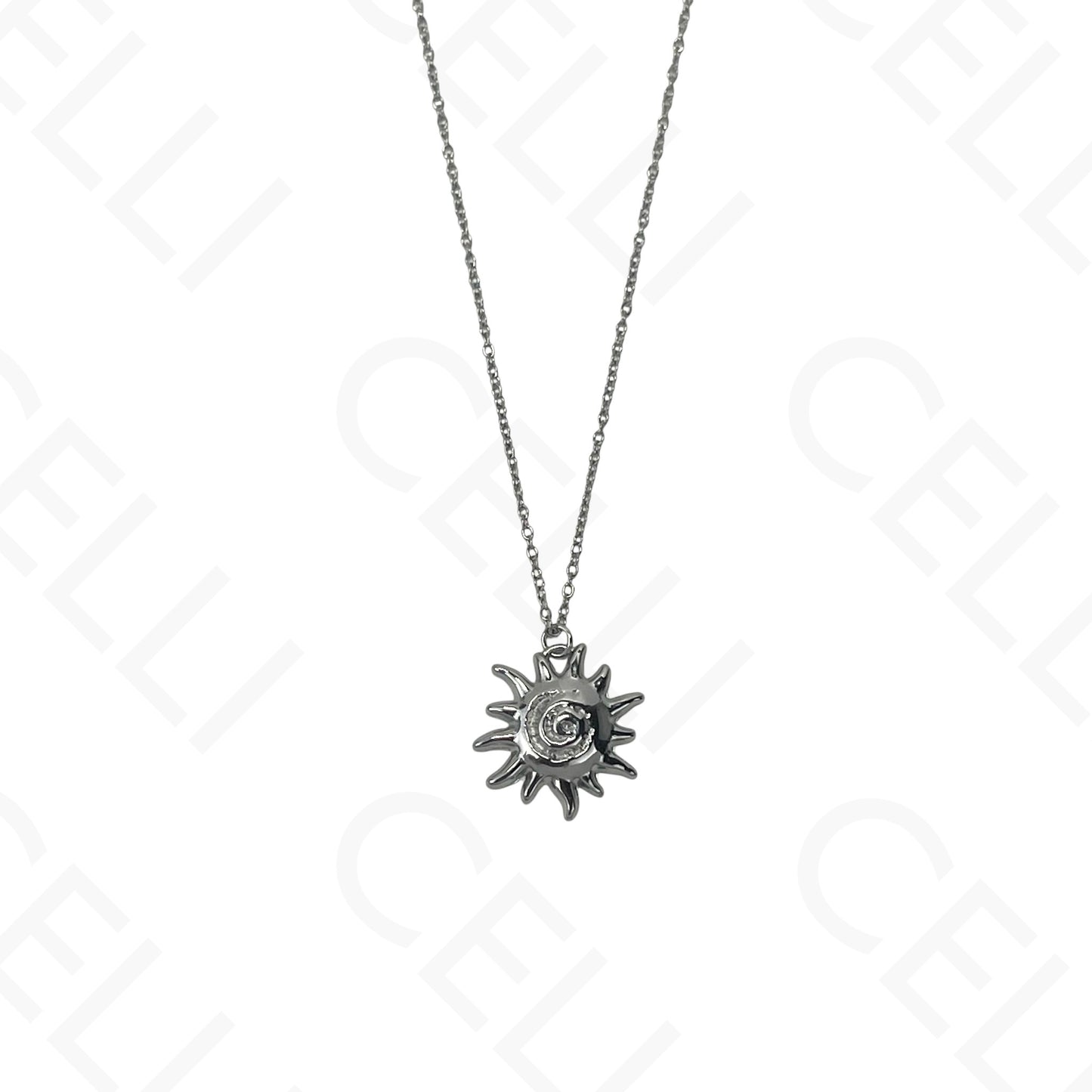 Steel Necklace - Sun