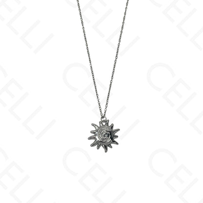 Steel Necklace - Sun