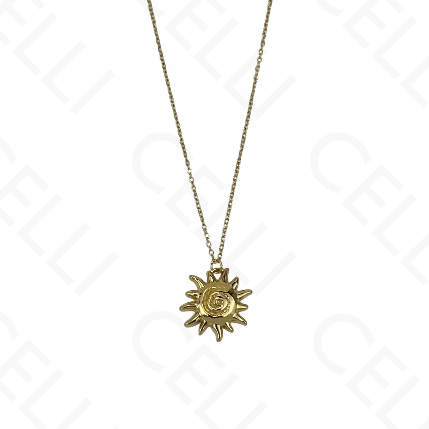 Steel Necklace - Sun