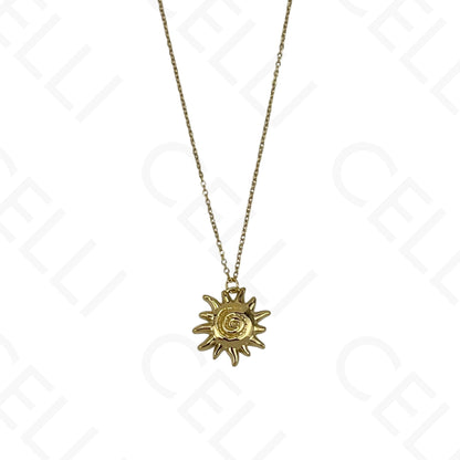 Steel Necklace - Sun