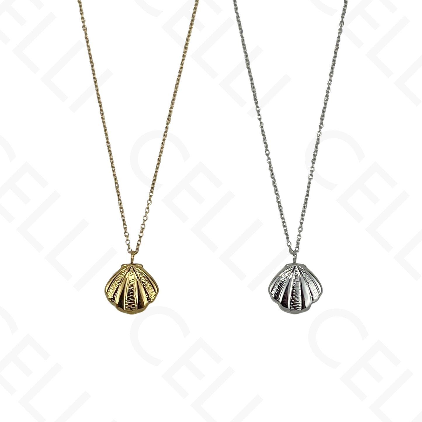 Steel Necklace - shell