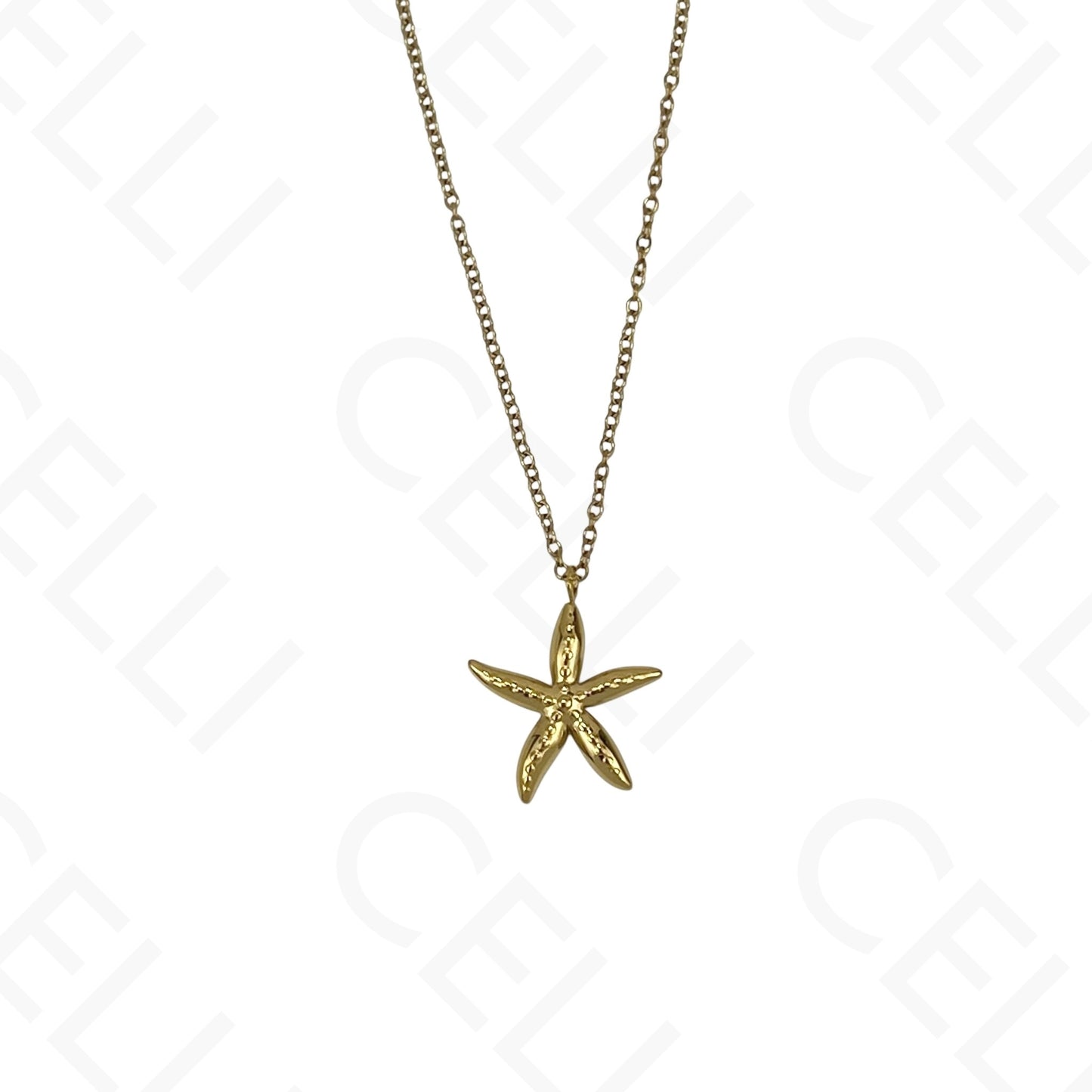 Steel Necklace - starfish