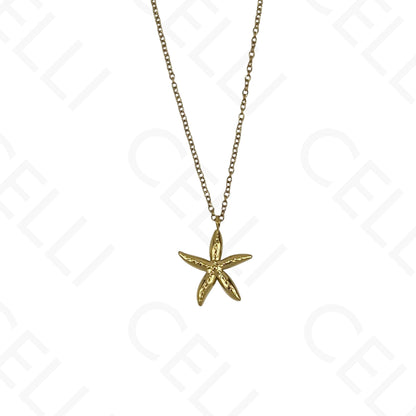 Steel Necklace - starfish