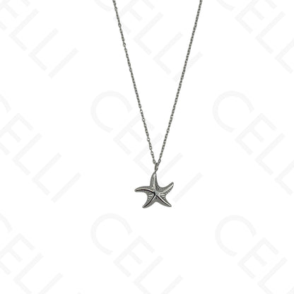 Steel Necklace - starfish