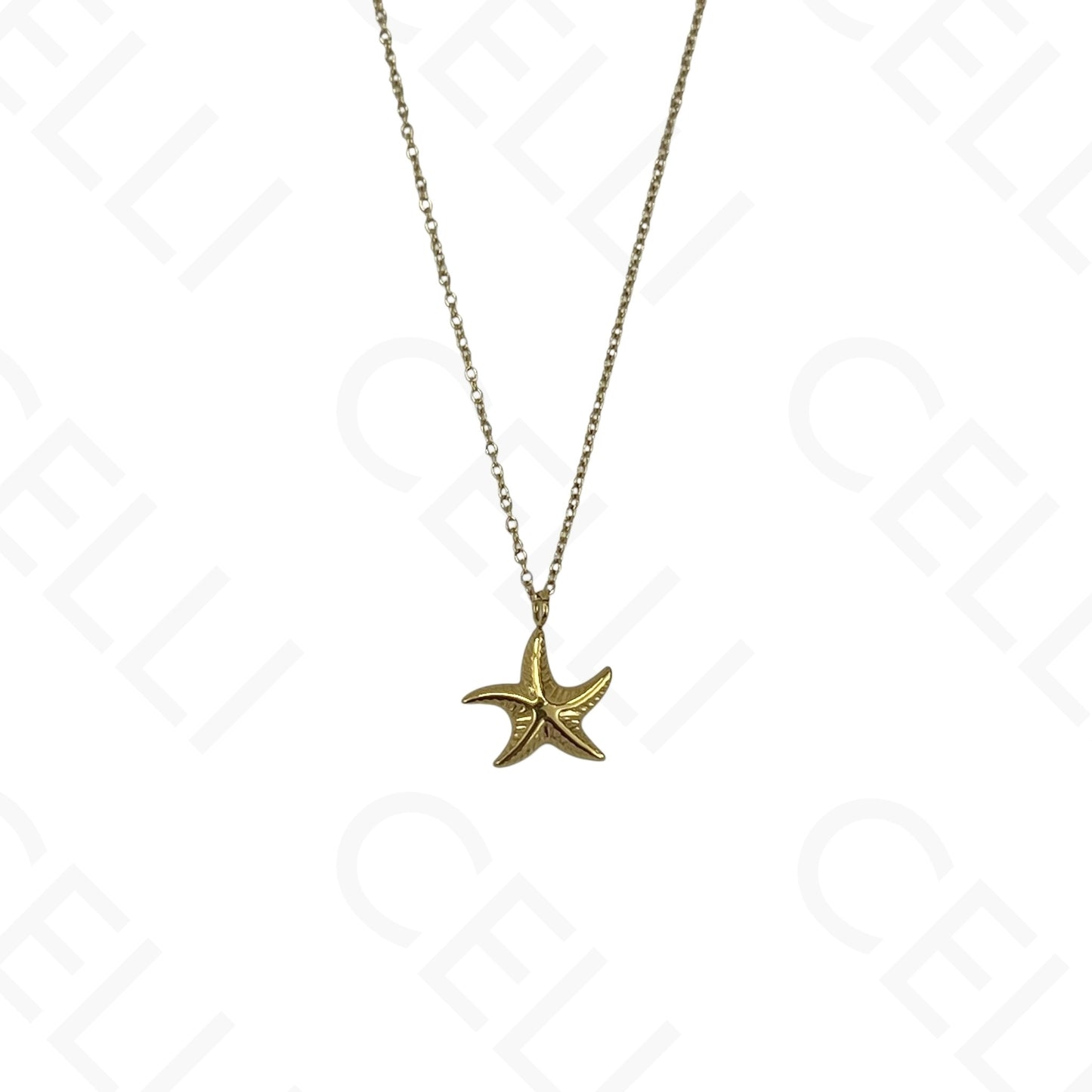 Steel Necklace - starfish