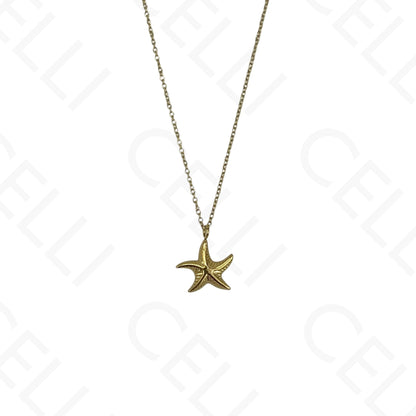 Steel Necklace - starfish