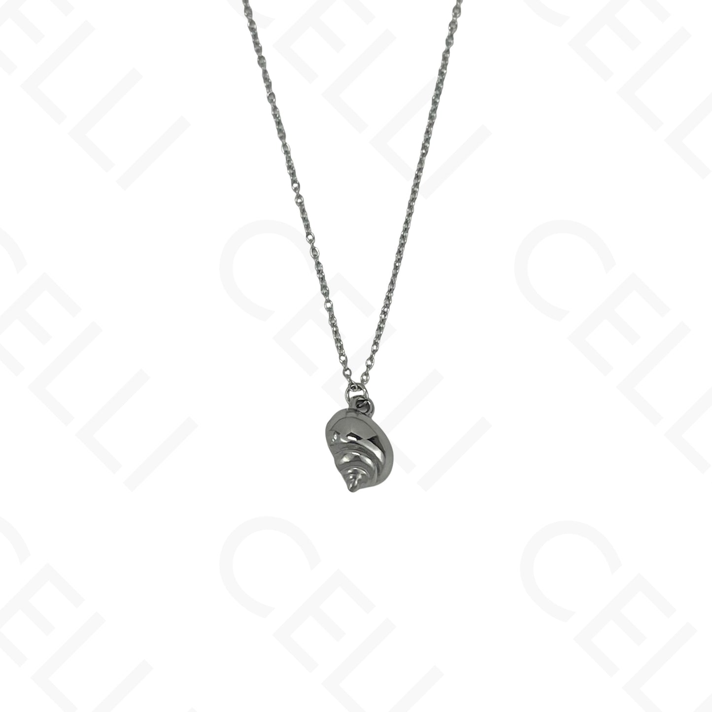 Steel necklace - 7 saint medals