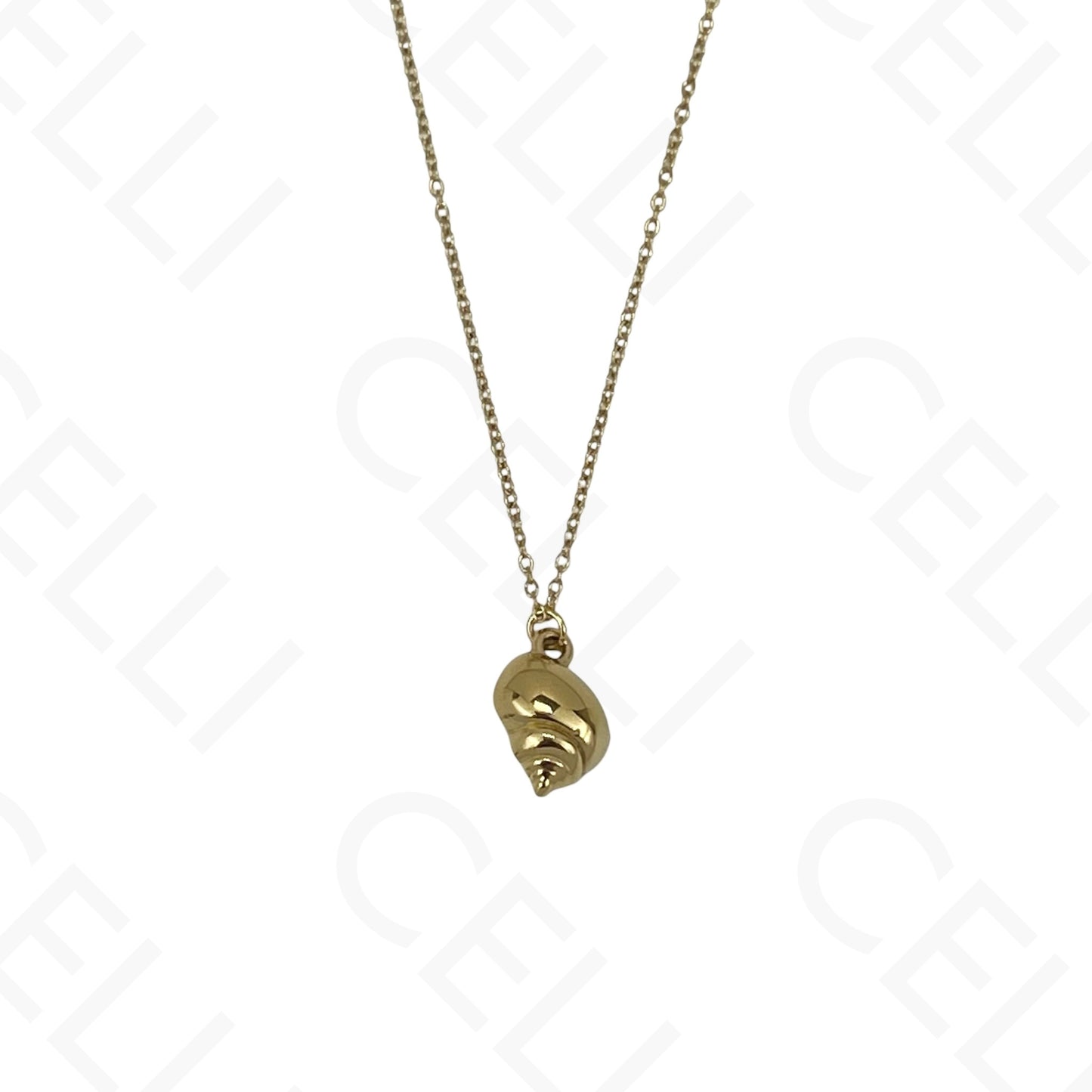 Steel necklace - 7 saint medals