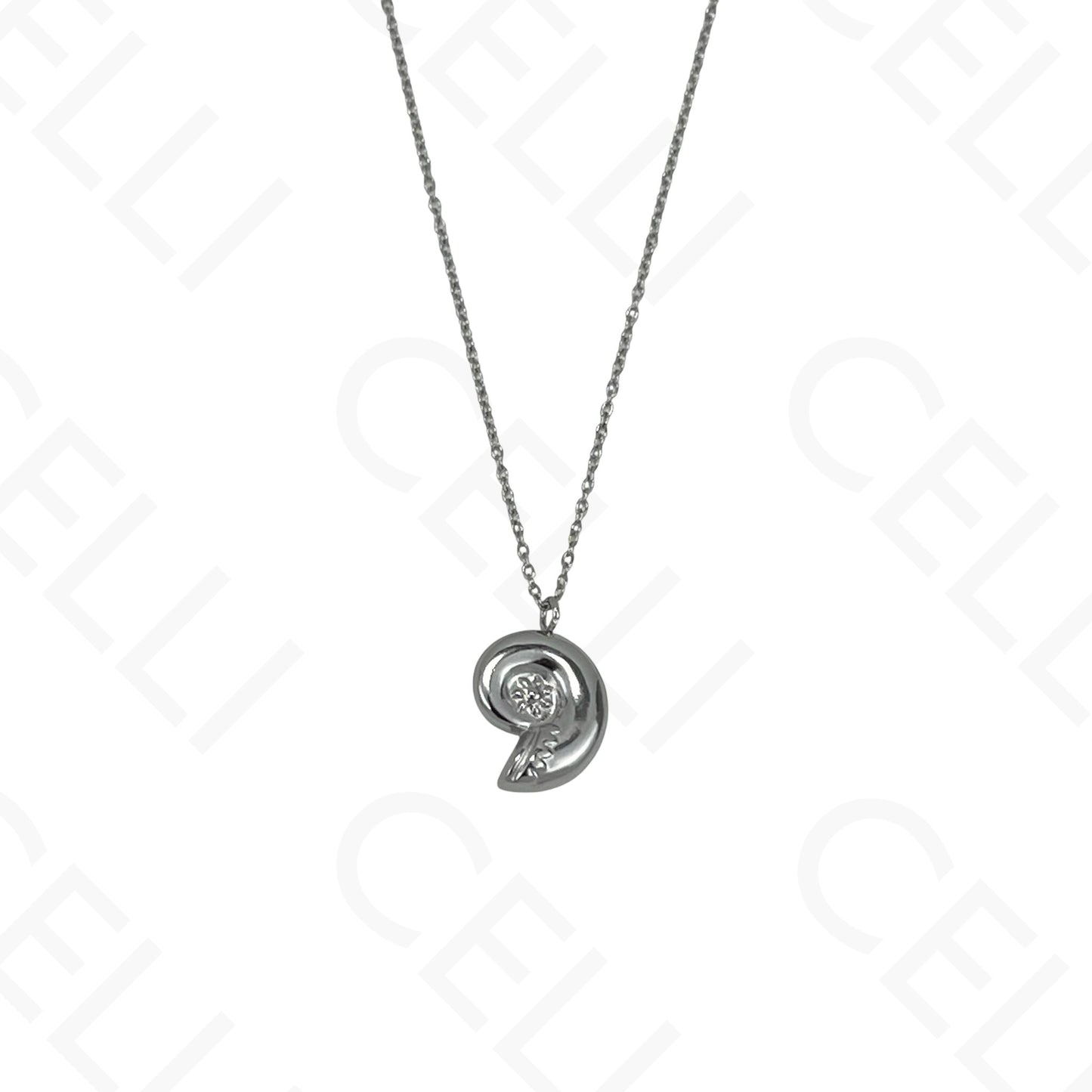 Steel necklace - 7 saint medals