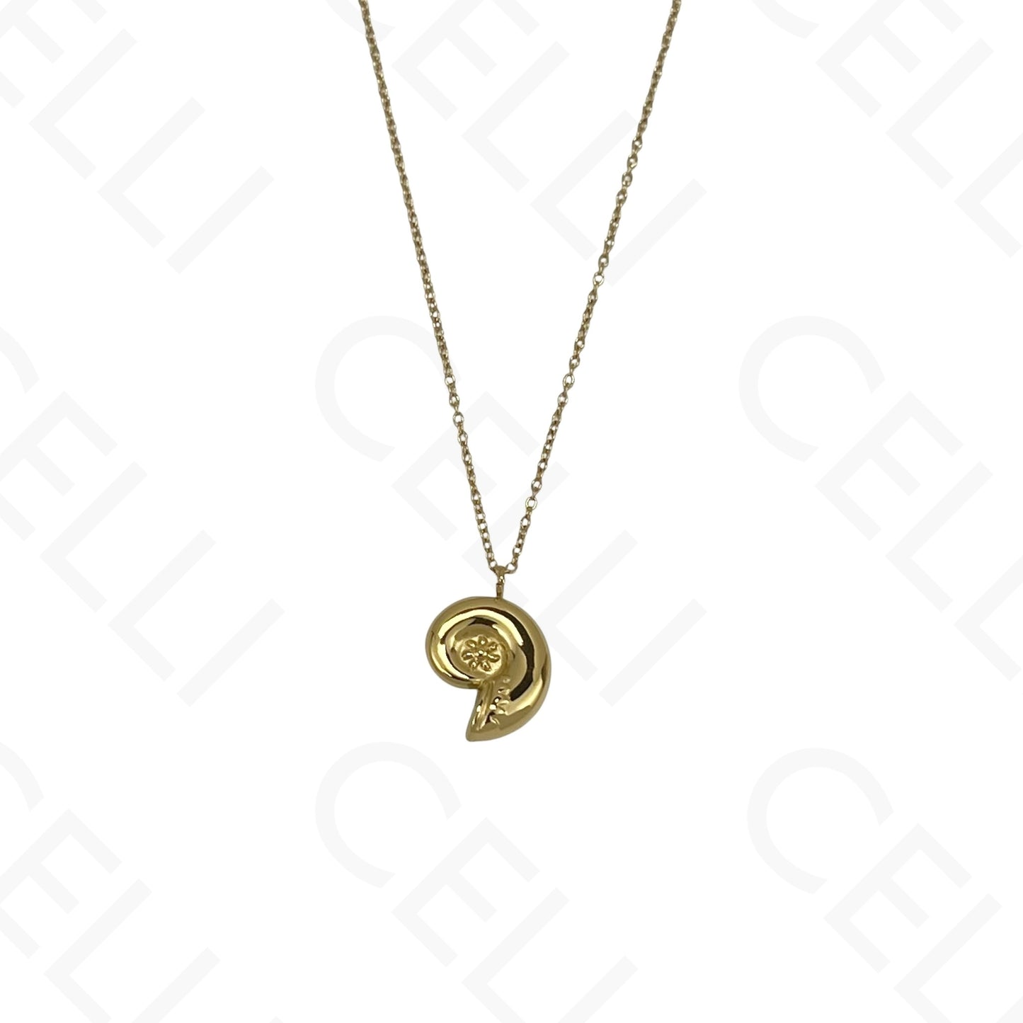 Steel necklace - 7 saint medals