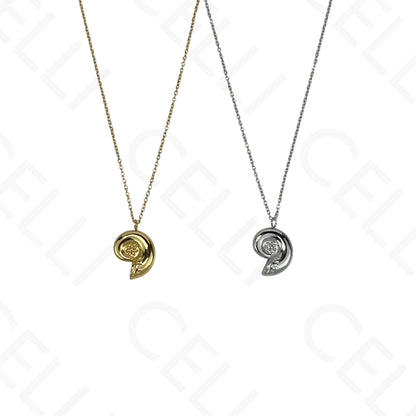 Steel necklace - 7 saint medals