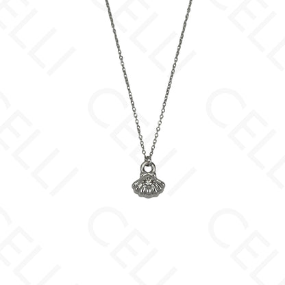 Steel necklace - 7 saint medals