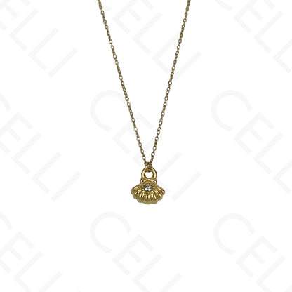 Steel necklace - 7 saint medals