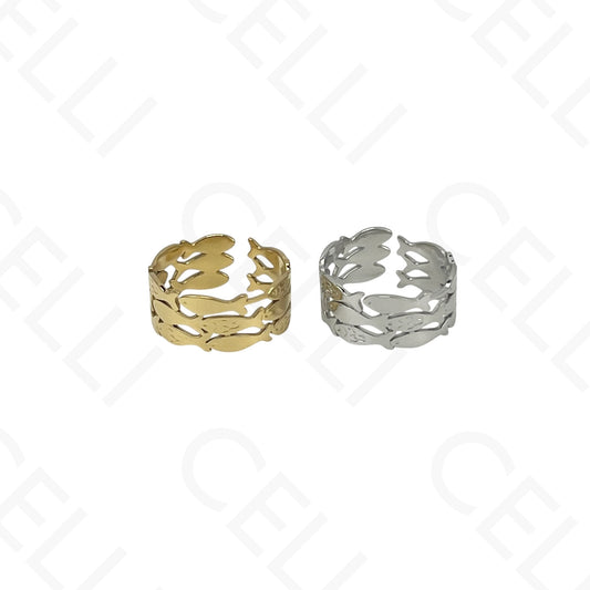 Anillo de Acero Ajustable - peces