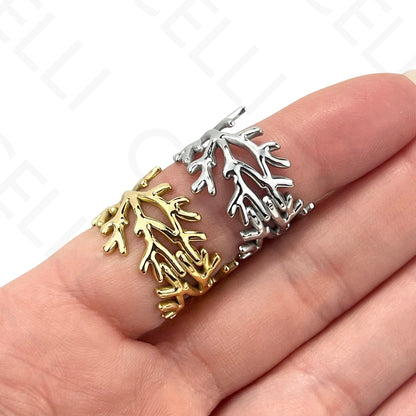 Adjustable Steel Ring - seaweed